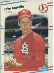 1988 Fleer Update Baseball Cards       118     John Costello